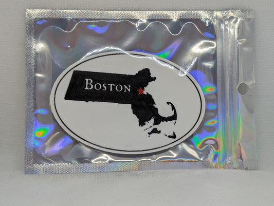 Boston Heart Refrigerator Magnet