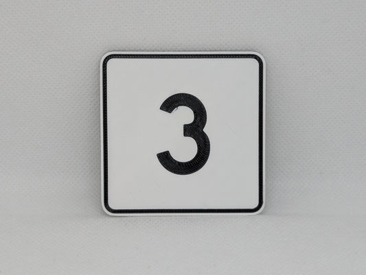 Route 3 Refrigerator Magnet